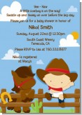 Little Cowboy - Baby Shower Invitations