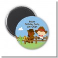 Little Cowboy - Personalized Baby Shower Magnet Favors thumbnail