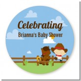Little Cowboy - Personalized Baby Shower Table Confetti