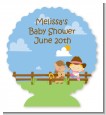 Little Cowgirl - Personalized Baby Shower Centerpiece Stand thumbnail