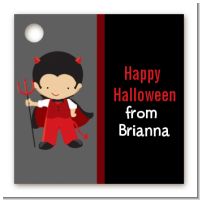 Little Devil - Personalized Halloween Card Stock Favor Tags