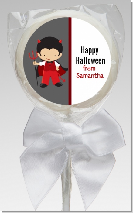 Little Devil - Personalized Halloween Lollipop Favors