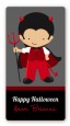 Little Devil - Custom Rectangle Halloween Sticker/Labels thumbnail
