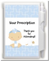 Little Doctor On The Way - Baby Shower Personalized Notebook Favor