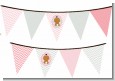 It's A Girl Chevron African American - Baby Shower Themed Pennant Set thumbnail