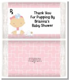 Little Girl Doctor On The Way - Personalized Popcorn Wrapper Baby Shower Favors