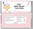 Little Girl Doctor On The Way - Personalized Baby Shower Candy Bar Wrappers thumbnail