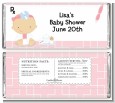 Little Girl Doctor On The Way - Personalized Baby Shower Candy Bar Wrappers thumbnail