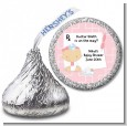 Little Girl Doctor On The Way - Hershey Kiss Baby Shower Sticker Labels thumbnail