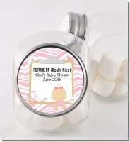 Little Girl Nurse On The Way - Personalized Baby Shower Candy Jar