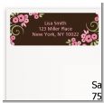 Little Girl Outfit - Baby Shower Return Address Labels thumbnail