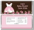 Little Girl Outfit - Personalized Baby Shower Candy Bar Wrappers thumbnail