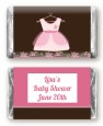 Little Girl Outfit - Personalized Baby Shower Mini Candy Bar Wrappers thumbnail