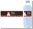 Little Girl Outfit - Personalized Baby Shower Water Bottle Labels thumbnail