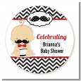 Little Man Mustache Black/Grey - Personalized Baby Shower Table Confetti thumbnail
