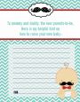 Little Man Mustache - Baby Shower Notes of Advice thumbnail