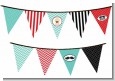 Little Man Mustache - Baby Shower Themed Pennant Set thumbnail