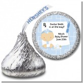 Little Doctor On The Way - Hershey Kiss Baby Shower Sticker Labels