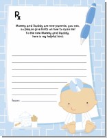 Little Doctor On The Way - Baby Shower Notes of Advice