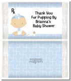 Little Doctor On The Way - Personalized Popcorn Wrapper Baby Shower Favors