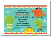 Little Monster - Birthday Party Petite Invitations