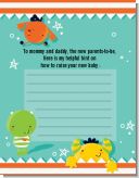 Little Monster - Baby Shower Notes of Advice