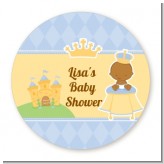 Little Prince African American - Personalized Baby Shower Table Confetti