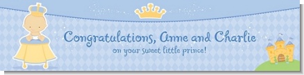 Little Prince - Personalized Baby Shower Banners