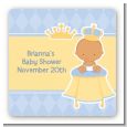 Little Prince Hispanic - Square Personalized Baby Shower Sticker Labels thumbnail