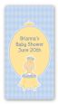 Little Prince - Custom Rectangle Baby Shower Sticker/Labels thumbnail