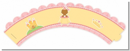 Little Princess African American - Baby Shower Cupcake Wrappers
