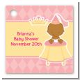 Little Princess African American - Personalized Baby Shower Card Stock Favor Tags thumbnail