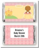 Little Princess African American - Personalized Baby Shower Mini Candy Bar Wrappers