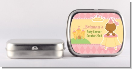 Little Princess African American - Personalized Baby Shower Mint Tins