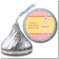 Little Princess - Hershey Kiss Baby Shower Sticker Labels