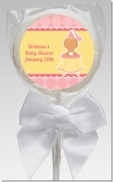 Little Princess Hispanic - Personalized Baby Shower Lollipop Favors
