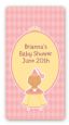 Little Princess Hispanic - Custom Rectangle Baby Shower Sticker/Labels thumbnail