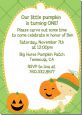Little Pumpkin Asian - Birthday Party Invitations thumbnail