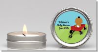 Little Red Wagon Baby Shower Candle Favors