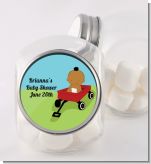 Little Red Wagon Personalized Baby Shower Candy Jar