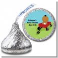 Little Red Wagon - Hershey Kiss Baby Shower Sticker Labels thumbnail