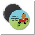 Little Red Wagon - Personalized Baby Shower Magnet Favors thumbnail