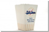 Little Slugger Baseball - Personalized Baby Shower Popcorn Boxes