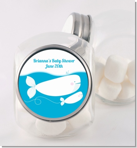 Little Squirt Whale - Personalized Baby Shower Candy Jar
