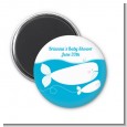 Little Squirt Whale - Personalized Baby Shower Magnet Favors thumbnail