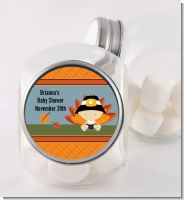 Little Turkey Boy - Personalized Baby Shower Candy Jar