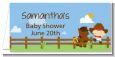 Little Cowboy - Personalized Baby Shower Place Cards thumbnail