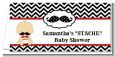 Little Man Mustache Black/Grey - Personalized Baby Shower Place Cards thumbnail