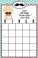 Little Man Mustache - Baby Shower Gift Bingo Game Card thumbnail