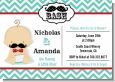 Little Man Mustache - Baby Shower Invitations thumbnail